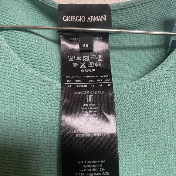 Giorgio Armani short sleeved jumper shirt - Picture 3 of 6